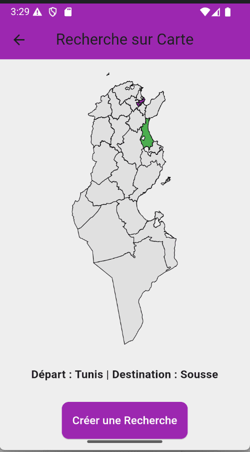 TUNGO — Map-based journey search.
