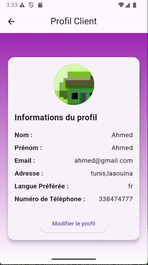 TUNGO — Passenger profile.