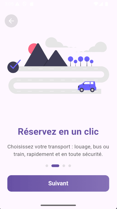TUNGO — Passenger onboarding — step 2.