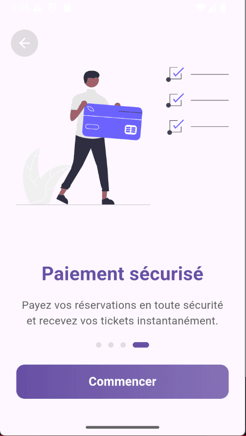 TUNGO — Passenger onboarding — step 4.