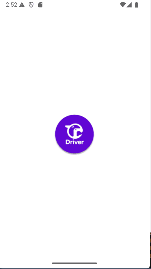TUNGO — Driver application identity screen.