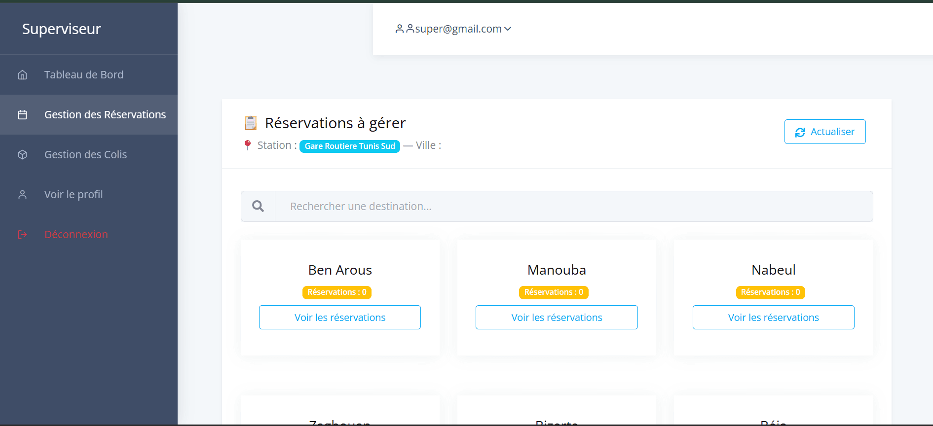 TUNGO — Station reservation management.